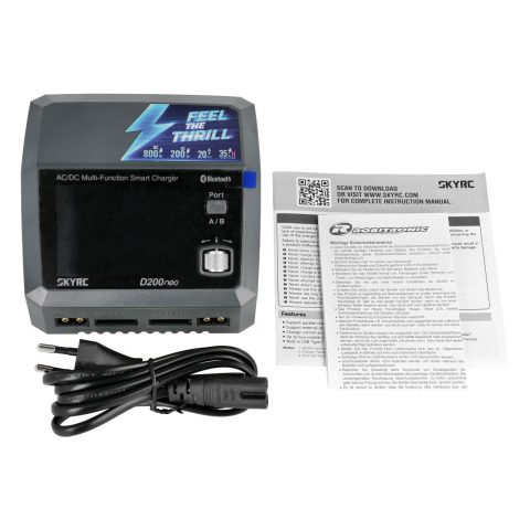 SkyRC D200 Neo LiPo 1-6s 20A 200W AC Charger - Afbeelding 3