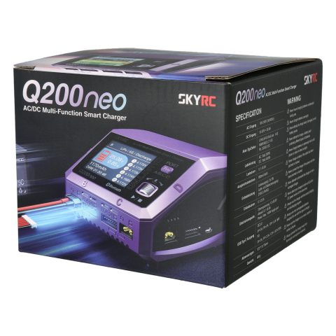 SkyRC Q200 Neo LiPo 1-6s 10A 200W AC Charger - Afbeelding 3