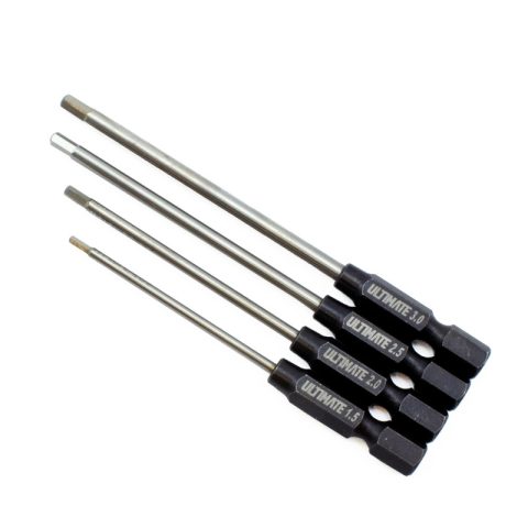 Power Tool Hex Tips Set 1.5/2.0/2.5/3.0mm x 80mm - Afbeelding 3