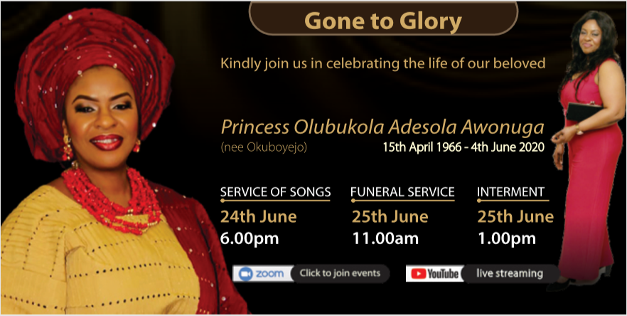 Read more about the article Funeral Of Minister Bukky Awonuga