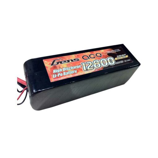 Gens ace 12800mAh 7.4V 25C 2S4P Lipo Battery with Original TRX - TRAXXAS Connector - RcHobby24