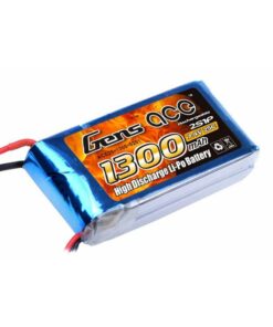 Gens ace 1300mAh 7.4V 25C 2S1P Lipo Battery Pack - RcHobby24
