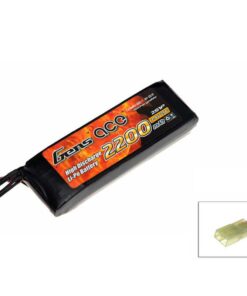 Gens ace 2200mAh 7.4V 25C 2S1P Airsoft Lipo Battery Pack for Airsoft Guns - RcHobby24