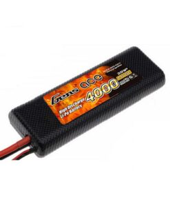 Gens ace 4000mAh 7.4V 25C 2S1P HardCase Lipo Battery 8# - EFRA Approved - RC Car - RcHobby24
