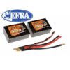 Gens ace 5100mAh 7.4V 25C 1S3P Saddle Lipo Battery 12# - EFRA Approved - RC Car - RcHobby24