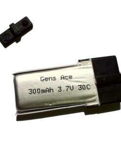 Gens ace 300mAh 30C 1S1P Lipo Battery Pack - MJX R/C, Blade, Align, Walkera - RcHobby24
