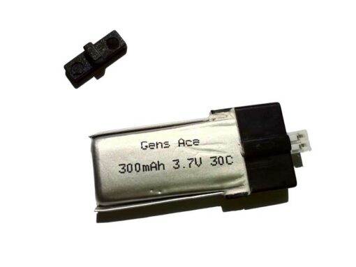 Gens ace 300mAh 30C 1S1P Lipo Battery Pack - MJX R/C, Blade, Align, Walkera - RcHobby24