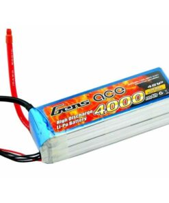 Gens ace 4000mAh 14.8V 60C 4S1P Lipo Battery Pack - DEAN-T - Helicopter, Airplane - RcHobby24