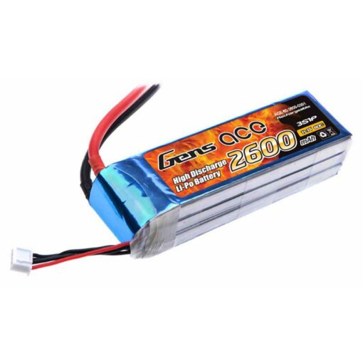 Gens ace 2600mAh 11.1V 60C 3S1P Lipo Battery Pack - DEAN-T - Airplane, Park Flyer - RcHobby24