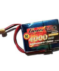 Gens ace 4000mAh 7.4V RX 2S1P Lipo Battery Pack - Receiver - RcHobby24