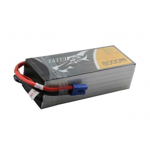 Tattu 8000mAh 22.2V 25C 6S1P Lipo Battery Pack - UAV Multirotor - DJI - RcHobby24