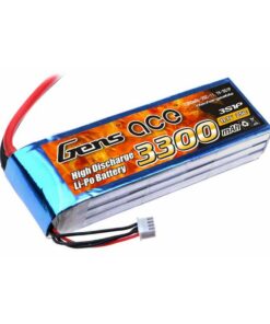 Gens ace 3300mAh 11.1V 25C 3S1P Lipo Battery Pack - DEAN-T - Airplane, Boat - RcHobby24
