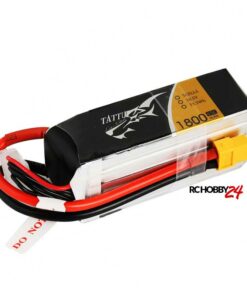TATTU 1800mAh 18.5V 45C 5S1P Lipo Battery Pack - FPV Racing Multirotors - XT60 - Walkera - DJI - www.RcHobby24.com