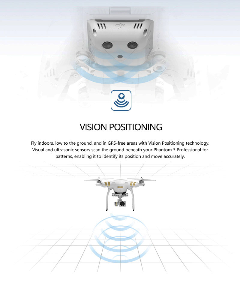 DJI Phantom 3 Professional Vision Positioning - www.RcHobby24.com