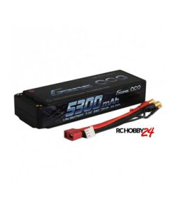 Gens ace 5300mAh 7.4V 65C 2S1P HardCase Lipo Battery 47# - DEAN-T - 1/8 & 1/10 RC Car Stock Racing - EFRA & BRCA Approved - www.RcHobby24.com