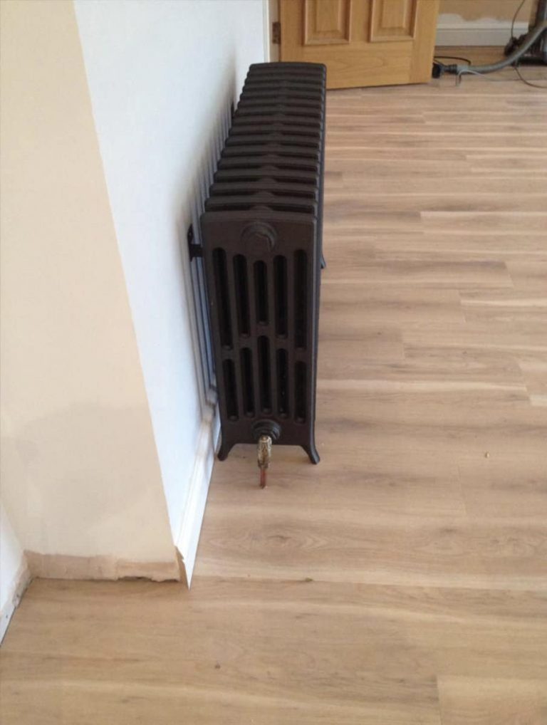 Radiator heating system installed in a new home in Reading.