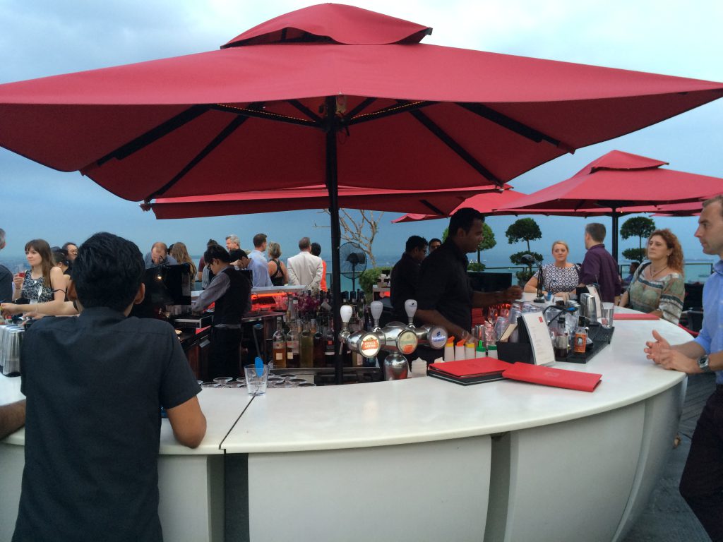 A picture of a rooftop in Singapore