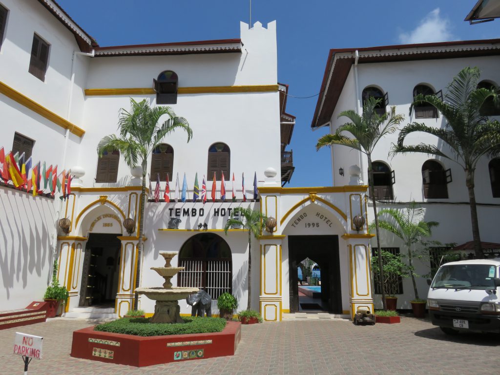 a picture of the entrance to Tembo hotel