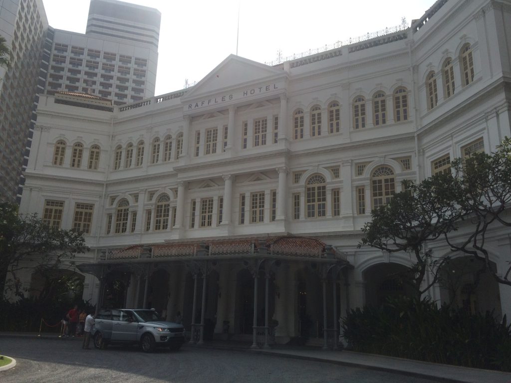 a picture of the raffles hotel