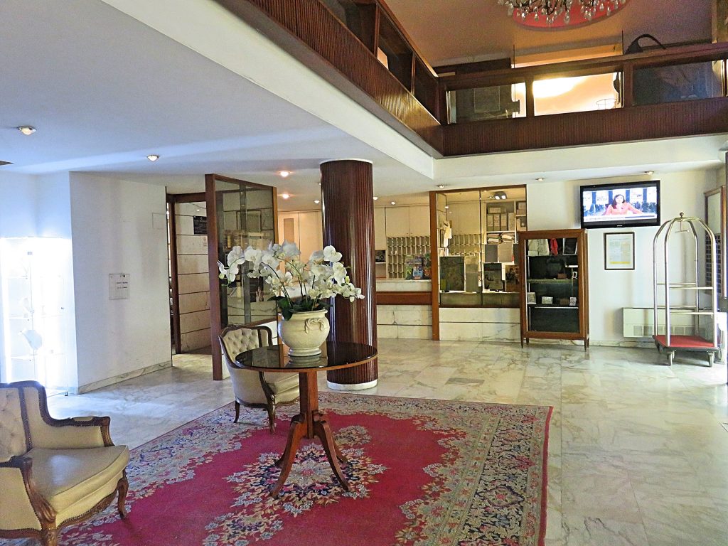 a picture of the lobby at the hotel