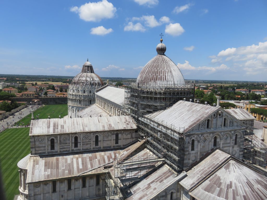 a view from the top of the tower