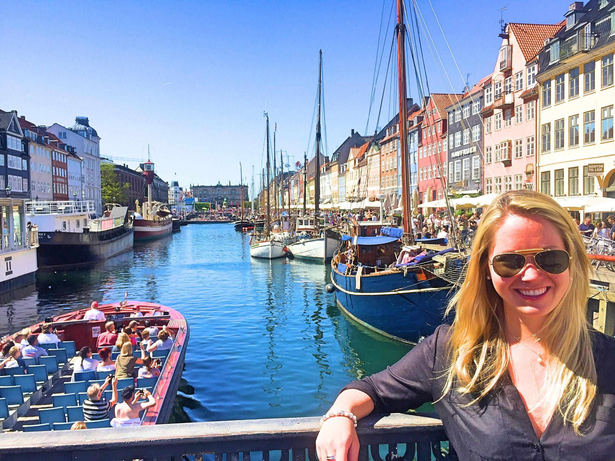 Nyhavn i köpenhamn