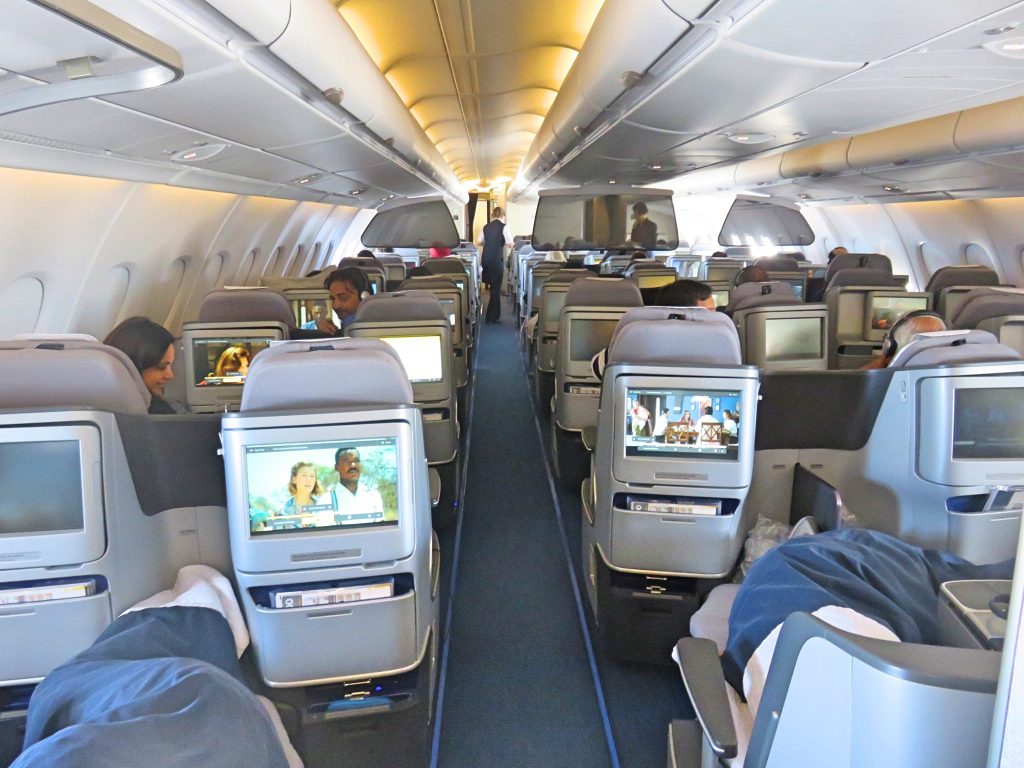 Spacious cabin and big seats