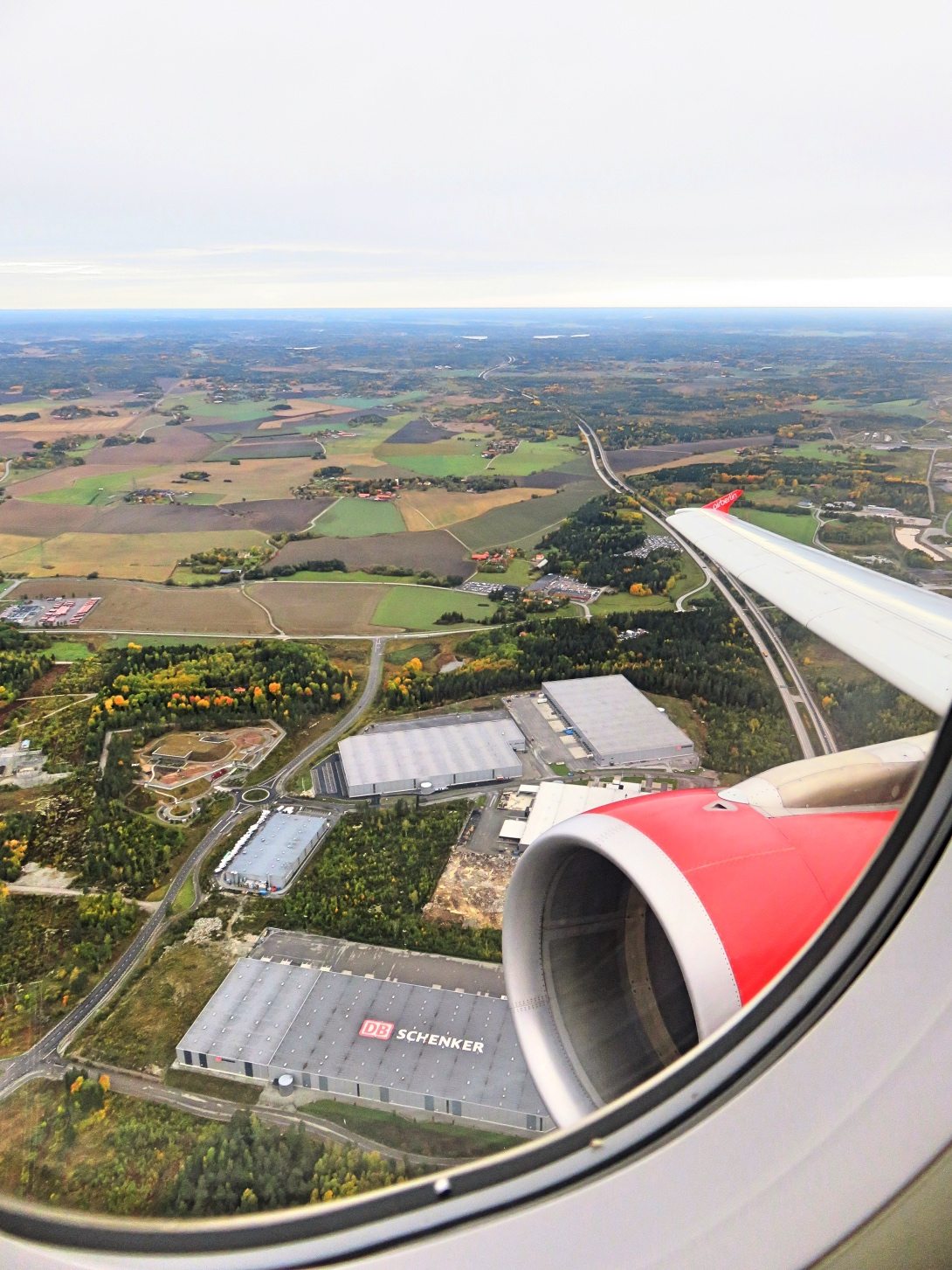 A view from my window after takeoff