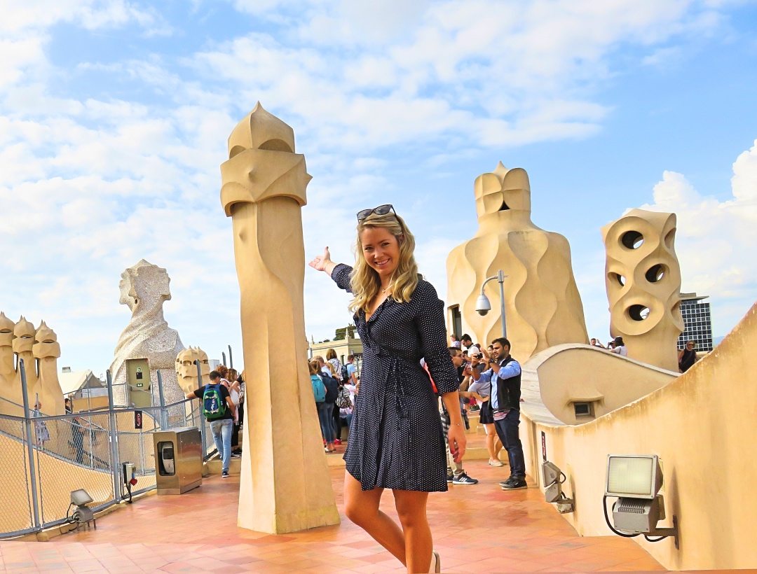 Another sculpture on the roof of Casa Milá