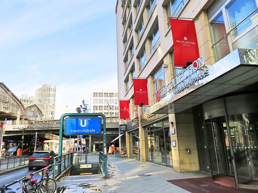 Berlin Friedrichstrasse metro station entrance