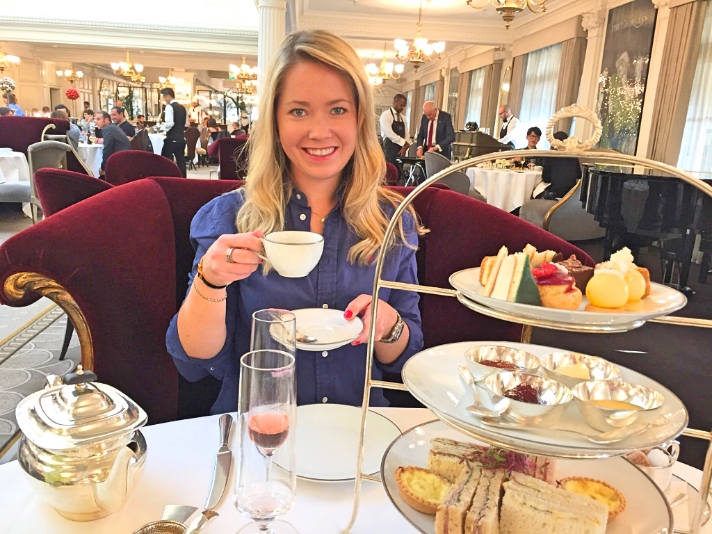 Afternoon tea at Harrods