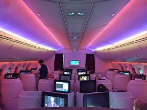 Qatar Airways Dreamliner Business Class