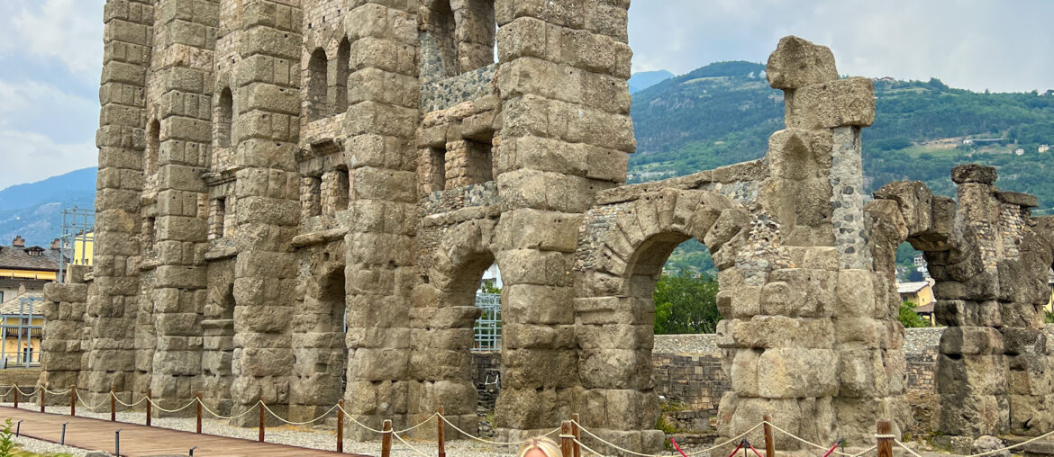 Aosta, Valle d´Aosta, Italien