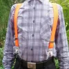 EWO Workwear: Blårutad bomullsskjorta i normallängd