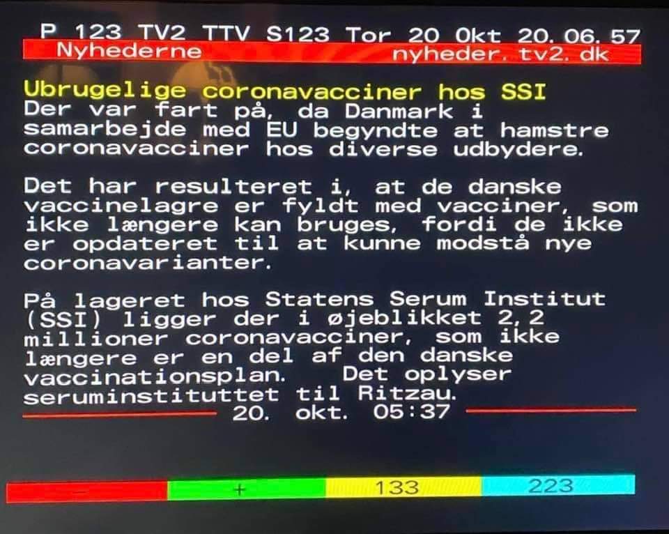 22 millioner doser forpligtede Danmark sig til at købe i 2022 til en værdi af 2,8 mia. – de er nu ubrugelige