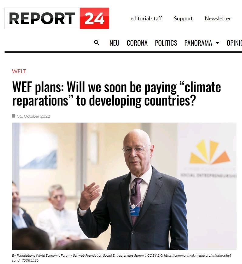 Snart skal alle udviklede lande til at betale for “klima-ødelæggelser” i u-lande….