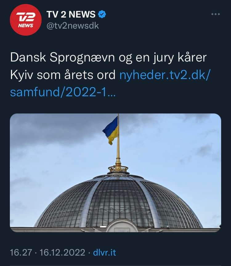 Dansk sprognævn og en jury kårer årets ord : Kiev (vi er besat, remember?)