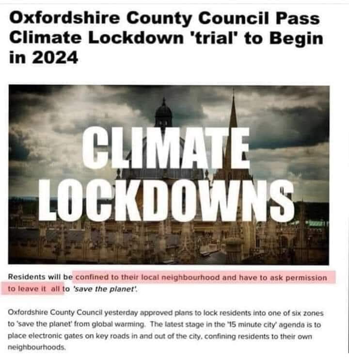 Den første engelsk by er nu klar til klima lockdown inden 2024