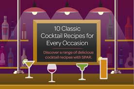 10 Classic Cocktail Recipes