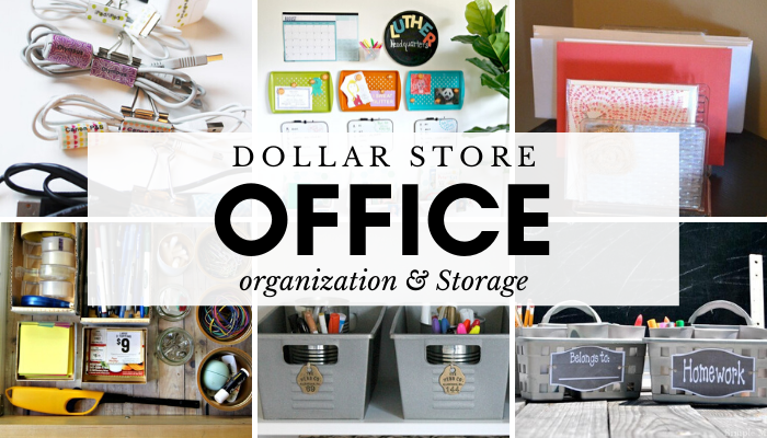 Dollar Store Organization Ideas