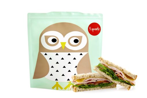 ISWOWL 3Sprouts Sandwich Bag Owl Prop scaled