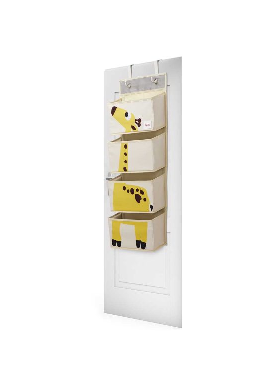 IWOGRF 3Sprouts Hanging Wall Organizer Giraffe angled no frame