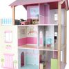 LG 3126 dolls house with pink roof and 3 floors revolving 2