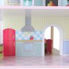 LG 3126 dolls house with pink roof and 3 floors revolving 5