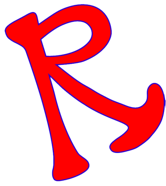 R fra RealToys.dk Logo