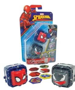 Marvel Spiderman Battle Cube - Miles Morales vs Rhino - 2 Pack - Battle Set