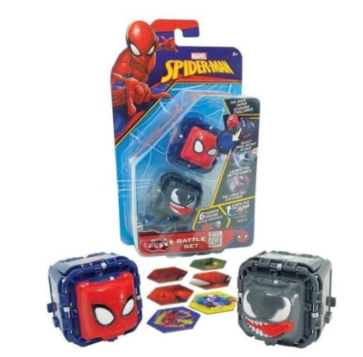 Marvel Spiderman Battle Cube - Miles Morales vs Rhino - 2 Pack - Battle Set