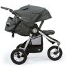 I 825DGM Bumbleride Indie All Terrain Stroller Dawn Grey Mint Profile View 2