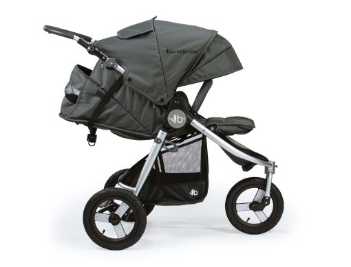 I 825DGM Bumbleride Indie All Terrain Stroller Dawn Grey Mint Profile View 2 scaled