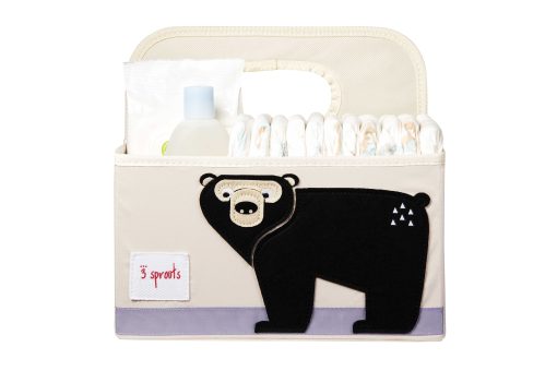 IDOBEA 3Sprouts Diaper Caddy Bear Propped 2 scaled